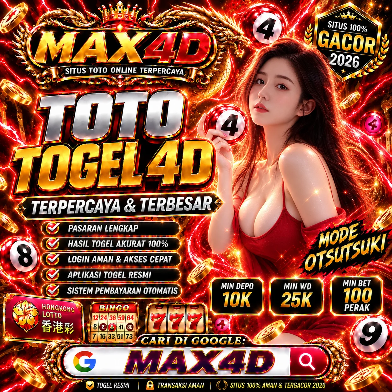 TOTO MAX4D 🌟 Pintu Pendaftaran Situs Toto 4D Resmi & Link Bandar Toto Togel Online Paling Hits di Indonesia
